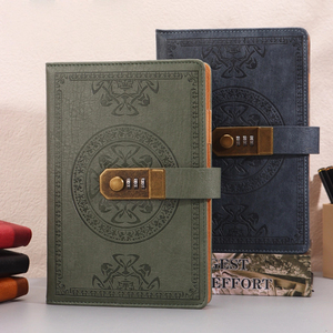 New Style Password <strong>Lock</strong> <strong>Notebook</strong> MAD51 A5 Retro Password <strong>Notebook</strong> Business <strong>Notebook</strong> for Gift Student - Product Image 1