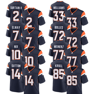 Jersey Denver Pria Wanita 2025, Kaos American Football Custom, Bordir Jahit, Seragam Remaja, Pakaian Olahraga dengan Logo - Product Image 1