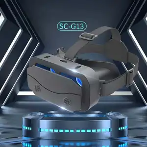 Envío Directo Mini 3D Pida ahora Pantalla virtual Video Tamaño ajustable Cuero artificial 4K Vr Gafas para películas