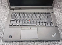 Ordinateur portable professionnel Lenovo Thinkpad T450, état neuf à 95%, Intel Core I5-5e génération, 8 Go de RAM, SSD 256 Go, écran 14,1 pouces, clavier anglais