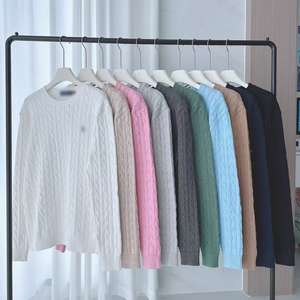 Maglione <span class=keywords><strong>Slim</strong></span> Fit Casual in Lana per <span class=keywords><strong>Uomo</strong></span>, Stile Old Money Ralph, Logo Personalizzato - Product Image 2