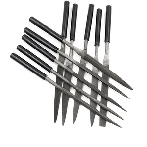 3x140mm 5x180mm Kit de <span class=keywords><strong>limes</strong></span> à bijoux pour le polissage de la pierre métallique Sculpture sur bois10PCS Set de <span class=keywords><strong>limes</strong></span> à <span class=keywords><strong>aiguilles</strong></span> en acier diamantées - Product Image 4