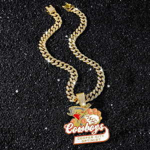 Nouveau Collier Pendentif Lettre Artistique Dessin Animé Mignon Style Hip-Hop pour Homme, Bijoux de Mode Tendance, Vente en Gros 2026 - Product Image 4