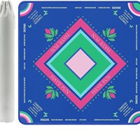Tapis de poker et de mahjong universel moderne le plus vendu avec bord renforcé, résistant à l'usure et antidérapant, style CN/GUA