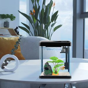 <span class=keywords><strong>Betta</strong></span> Glas Aquarium Zelfreinigend Glas 2 Gallon Kleine Nano Mini Aquarium Aquarium Aquarium - Product Image 1