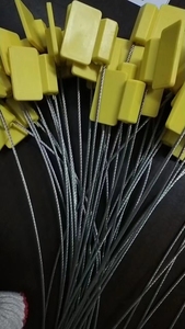 Scellé de sécurité RFID anti-effraction avec attache en nylon, coque ABS, force de traction 3000N pour le suivi logistique des camions et conteneurs - Product Image 6