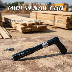Pistolet à clous manuel industriel DIY Mini S9 <span class=keywords><strong>en</strong></span> acier rapide, qualité professionnelle, pour charpente, fixation de tuyaux <span class=keywords><strong>en</strong></span> béton et clous pour plafonds - Product Image 3