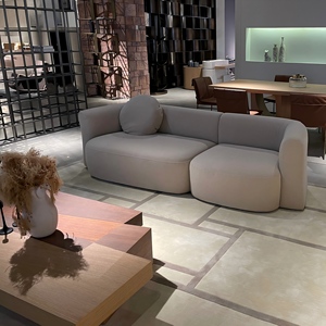 Canapé moderne en tissu trois places avec structure en bois massif, rembourrage en éponge et respectueux de l'environnement pour le salon - Product Image 3