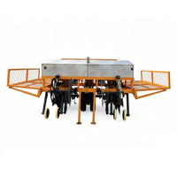 Transplanteur de semis multifonctionnel haute performance à 2 rangs pour légumes avec travail du sol rotatif pour semis en plug