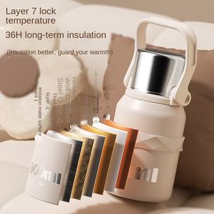 Vaso <span class=keywords><strong>de</strong></span> acero inoxidable 316 con aislamiento térmico inteligente personalizado, copa para el pelo <span class=keywords><strong>de</strong></span> gran capacidad para hombres y mujeres, regalos <span class=keywords><strong>de</strong></span> empresa - Product Image 3