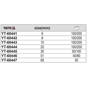 Yaton Diamond Hole Saw Bit 44mm For Concrete Brick Stone Metal Wood <b>Drilling</b> Tool - Product Image 2