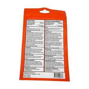 Pastilles pour la <span class=keywords><strong>Gorge</strong></span> Douleur Impression Personnalisée Mat Anti-odeur Refermable Zip Petit Emballage Sac Mylar Aluminium Laminé Pochette - Product Image 2