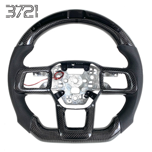Volante Deportivo de Cuero con Fibra de Carbono y LED para Ford Mustang S650 Dark Horse GT EcoBoost 2024-2025 - Product Image 1