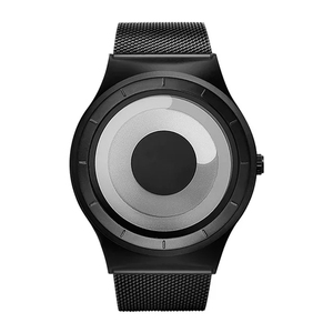 Nuevo Reloj de Cuarzo SINOBI para Hombre, de Acero Inoxidable, Diseño Elegante con Concepto de Vórtice, Diseño Empresarial, Esfera Creativa Única - Product Image 6