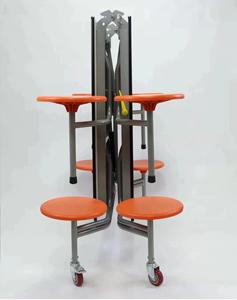 Trường căng tin đồ nội thất có thể gập lại nhà hàng bàn ăn và ghế mở rộng bàn ăn - Product Image 4