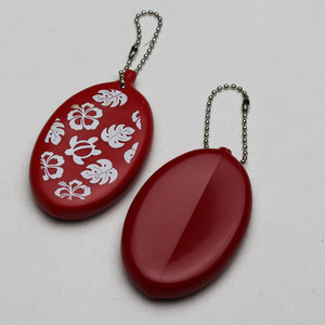 Tùy chỉnh hình dạng hình bầu dục <span class=keywords><strong>Silicone</strong></span> cao su bóp đồng xu trường hợp PVC Coin Purse Coin Wallet biểu tượng tùy chỉnh - Product Image 3