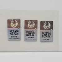 Étiquettes d'hologramme de motif inviolable personnalisé Anti-contrefaçon authentique autocollants d'hologramme de sceau de sécurité d'impression de vide sécurisé