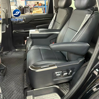 Kit de Siège d'Aviation de Luxe, Siège de Capitaine Rotatif à 360°, Repose-Pieds Électrique avec Massage pour Toyota Highlander