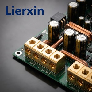 Amplificateur audio de voiture Lierxin LEX-CARAMP Heavy Copper FR-4 4 canaux DSP PCB 4 couches Classe-D 4x100W avec égaliseur 32 bits et crossover pour RCA - Product Image 2