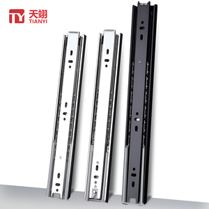 Modern 45mm Full Extension 3 Fold Rebound <strong>Drawer</strong> <strong>Slides</strong> for Furniture Kitchen Bathroom Cabinets Living Room <strong>Slides</strong> - Product Image 2