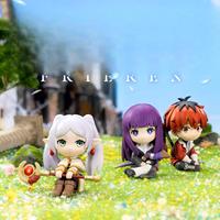 Figurines d'anime en PVC 100% originales de la série Frieren, lot de 6, boîte mystère, poupées tendance à collectionner