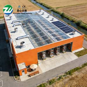 경량 철골 구조 건물 작업장 주택 조립식 건축 프리캐스트 디자인 산업용 조립식 창고 - Product Image 1