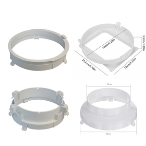 Pièces de <span class=keywords><strong>climatiseur</strong></span> réglables Coupleur de tuyau d'échappement portable avec connecteur d'interface stable <span class=keywords><strong>pour</strong></span> tuyau d'échappement KYR-35 / KY-25 - Product Image 1