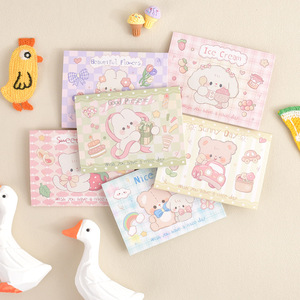 Biglietto d'auguri natalizio in cartone a tre pieghe, stile cartone animato, simpatico, fai da te, per messaggi di compleanno e per il Festival Qixi, vendita all'ingrosso - Product Image 1