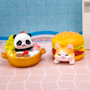 Yu Mo Craft - Figuras Coleccionables de Comida Temptinga, Caja Sorpresa de 6 Piezas, Juguetes de Animales, Decoración de Escritorio, Regalo - Product Image 3