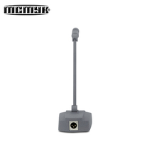 Microphone de conférence professionnel à condensateur cardioïde avec construction métallique, alimentation fantôme 48V, micro filaire XLR