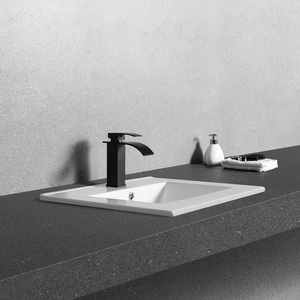 Meuble de salle de bain FTD de <span class=keywords><strong>petite</strong></span> taille, <span class=keywords><strong>profondeur</strong></span> 40 cm, design moderne, installation facile, lavabo rectangulaire facile à nettoyer, garantie 5 ans - Product Image 4