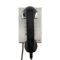 Téléphone VOIP analogique pour prison, en acier inoxydable, fabricant et usine de téléphones publics