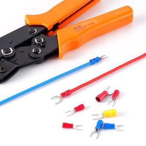 ขั้วต่อสายไฟทองแดงบริสุทธิ์ 300 ชิ้น แบบหุ้มฉนวนสำเร็จรูป ชนิดกดเย็น กล่องประกอบขั้วต่อแบบตัวผู้และตัวเมีย - Product Image 3