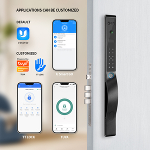 Cerradura inteligente de Venta caliente de OYO Europa, cerradura de puerta inteligente completamente automática personalizable, lector de huellas dactilares electrónico inteligente, WiFi táctil - Product Image 4