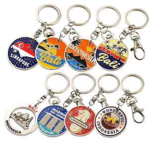 Keyring Manufacturer Wholesale Design Fashon Metal Zinc Alloy Souvenir Enamel Keychain Personalised Logo Custom Metal Key Chains