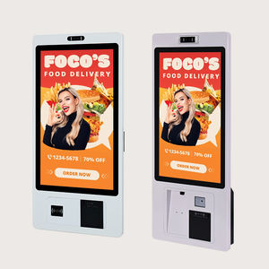Kiosque en libre-service à écran tactile de nouvelle conception modulaire de 21,5, 23,8, 27 et 32 pouces avec imprimante pour la commande et le paiement en libre-service de restauration rapide - Product Image 1