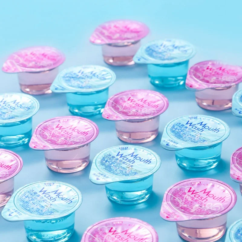Ополаскиватель для полости рта с логотипом клиента в саше для путешествий в отеле ополаскиватель для полости рта