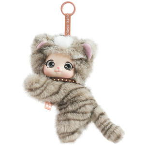 Lindo Oso de Peluche con Llavero de Mochila de Vinilo, Tela Súper Suave, Fragancia Festiva, Alivio del Estrés - Product Image 4