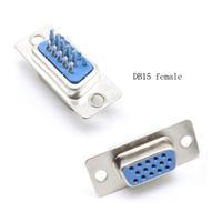 Conector DB9 DB15 DB25 DB37 macho y hembra, conector de soldadura tipo DB, conectores de tipo DB
