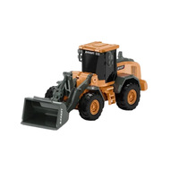 Mini Bulldozer a Escala 1:64 con Control Remoto, Modelo Eléctrico de Ingeniería en Metal, 2.4G, Listo para Usar, Alcance de 30M, Interior/Exterior