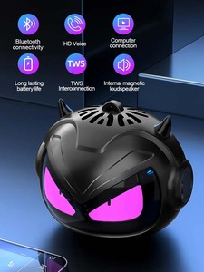JF102 Little Devil Mini Altavoz Bluetooth, Lindo Altavoz Inalámbrico Portátil con Efecto de Luz LED RGB Cambiante, Sonido Estéreo 3D - Product Image 2