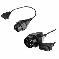 Cable Adaptador de Extensión ELM327 OBD2 de 16 Pines a 20 Pines, 12V, Alta Calidad para Autos