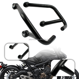 Black Crash Bar Bảo Vệ Khung Bảo Vệ Động Cơ Cho Yamaha MT-09 FZ-09 2015 2016 2017 2018 2019 2020 - Product Image 1