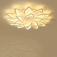 Éclairage 2022 Dernières Moderne Acrylique Fleur Fer Plafonniers Lustre Pour Salon Hall Hôtel Simig Éclairage 2022