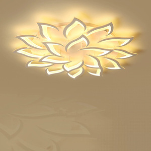 Éclairage 2022 Dernières Moderne Acrylique Fleur Fer Plafonniers Lustre Pour Salon Hall Hôtel <span class=keywords><strong>Simig</strong></span> Éclairage 2022 - Product Image 2