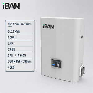 Batterie solaire résidentielle 48V 100Ah IP65, batterie lithium, stockage d'énergie domestique, batterie LiFePO4 murale - Product Image 3