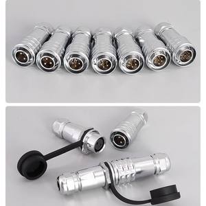 Sf12 מחבר פלאנג הר שקע ארבעה חור 2/3/4/5/6/7/9 סיכה ריתוך חוט ip67 אטום עמיד למים - Product Image 5