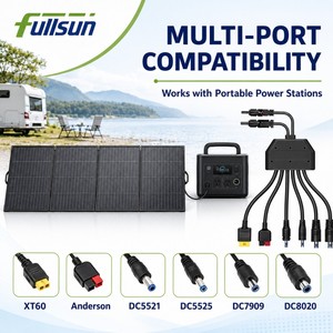 Bifacial Foldable <b>Solar</b> <b>100w</b> 110w 200w 300w 400w Folding PV 28% High Efficiency for Outdoor UV-400-4 High Efficiency 28% Convers - Product Image 2