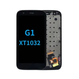 LCD 触摸为摩托罗拉 Moto G1 XT1032 组装显示屏幕数字化仪面板电话屏幕修理