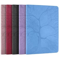 Étui de protection rotatif gaufré Life Tree, compatible avec Honor Pad X9 / Pad X8A / Honor Pad 9